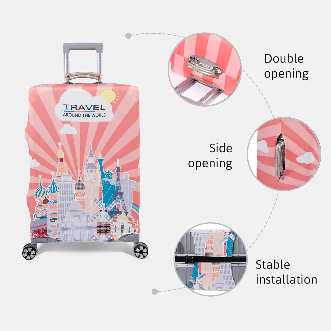 OrgaWise Kofferhülle Luggage Cover Gepäck Cover Gepäckabdeckung for Travel Luggage Schutzhülle Koffe
