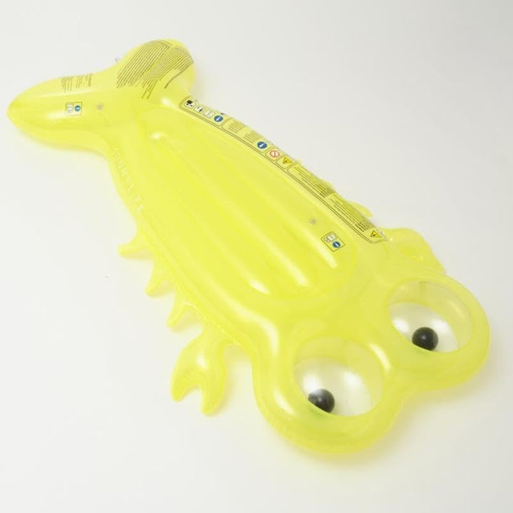 Sunnylife - Aufblasbare Schwimmmatratze Luxe Lie-On - Sonny the Sea Creature, Citrus