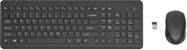 HP 330 Wireless Mouse & Keyboard, USB-A, Schwarz