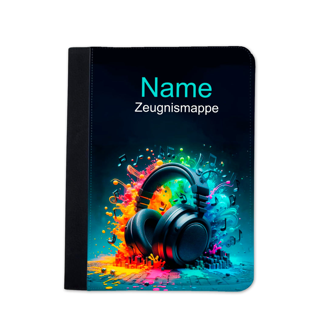Zeugnismappe mit Name | Zeugnismappe personalisiert | mit Klarsichthüllen A4+ | Urkundenmappe | pers