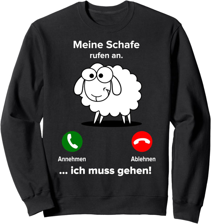 Schafe lustiges Geschenk Schäfer Landwirt Bauer Tiere Sweatshirt