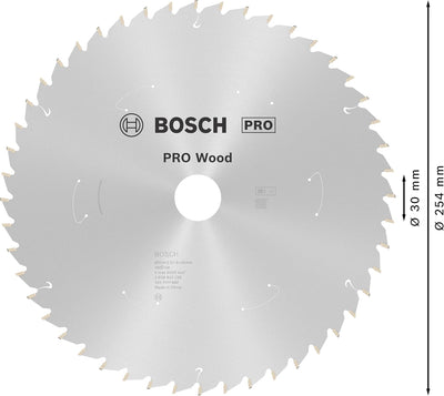 Bosch Accessories Bosch Professional 1x Kreissägeblatt Standard for Wood (für Holz, Sägeblatt Ø 254 