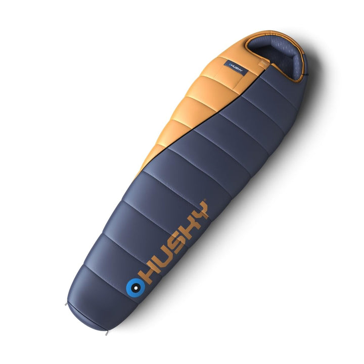 Husky Enjoy Schlafsack 4 Jahreszeiten bis -25°C, Warmer Winter Mumienschlafsack für Erwachsene, Wint