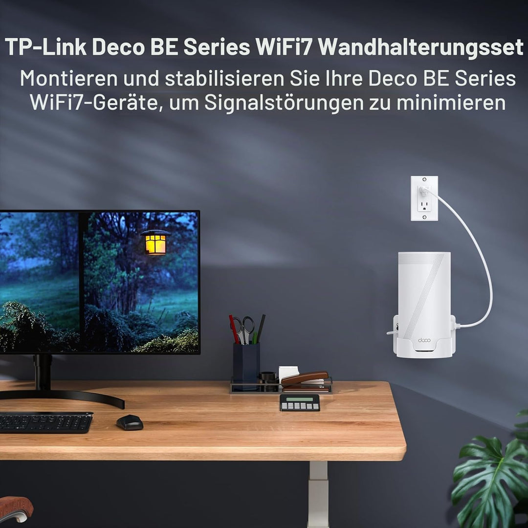 EDUP Wandhalterungs Set für Deco WiFi 7 Mesh System BE65-5G / BE75 / BE85 / BE95 / BE10000 / BE22000