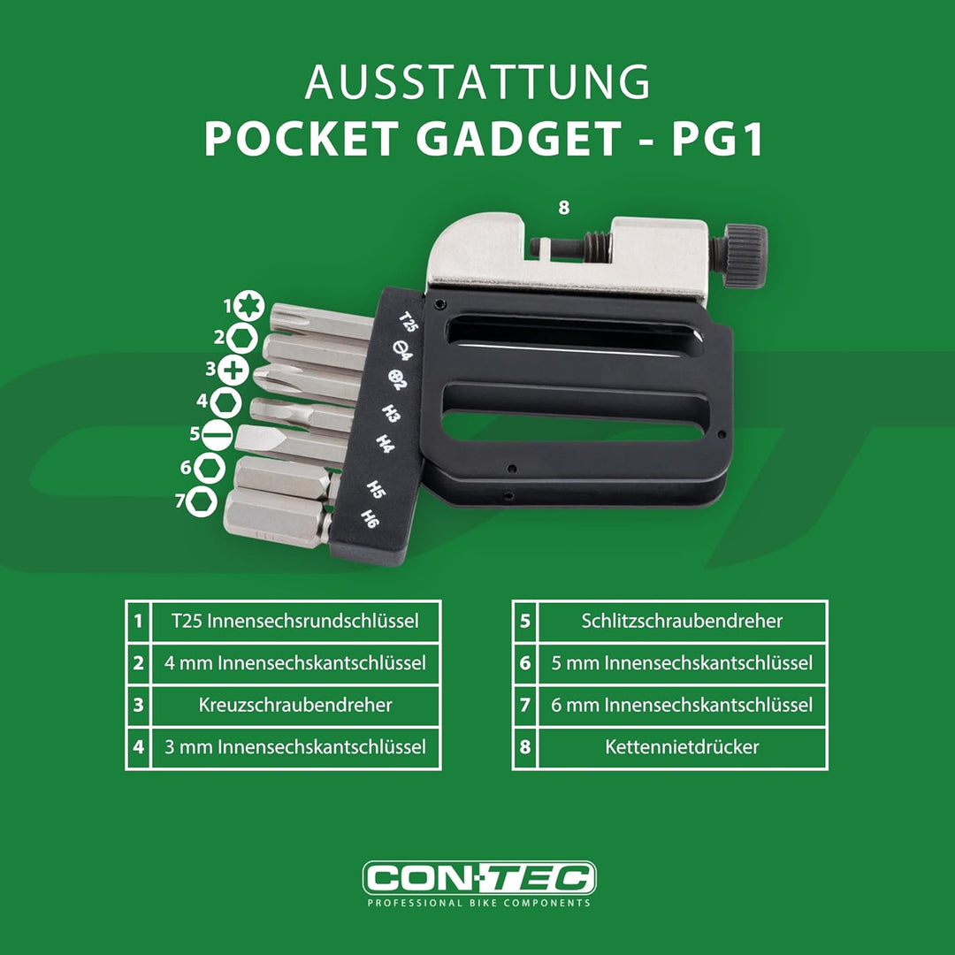 CONTEC Multifunktionswerkzeug "Pocket Gadget - PG1"