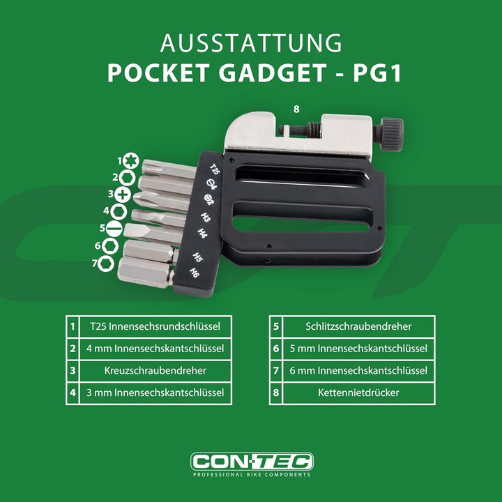CONTEC Multifunktionswerkzeug "Pocket Gadget - PG1"