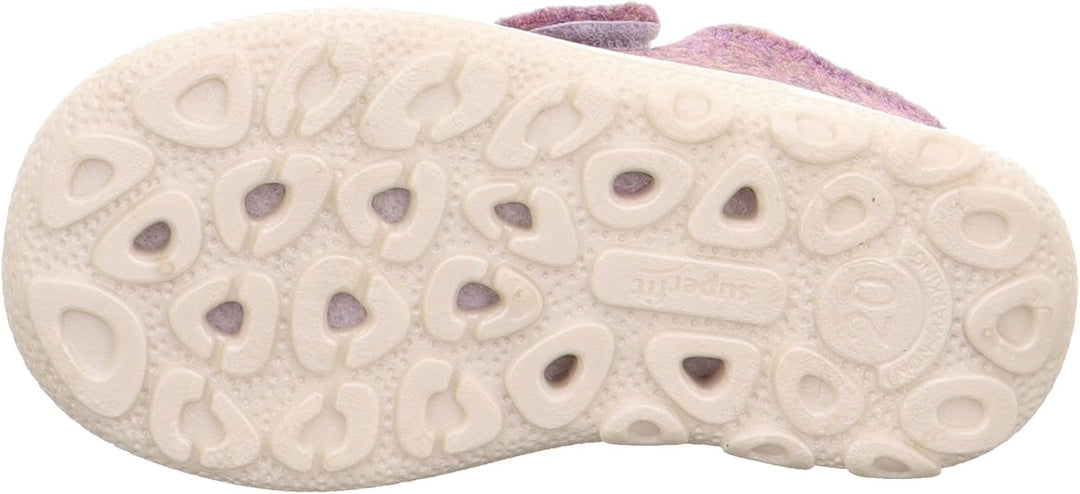 Superfit Mädchen Happy Hausschuhe 27 EU Weit Lila Weiss 8500, 27 EU Weit Lila Wei&#xDF; 8500