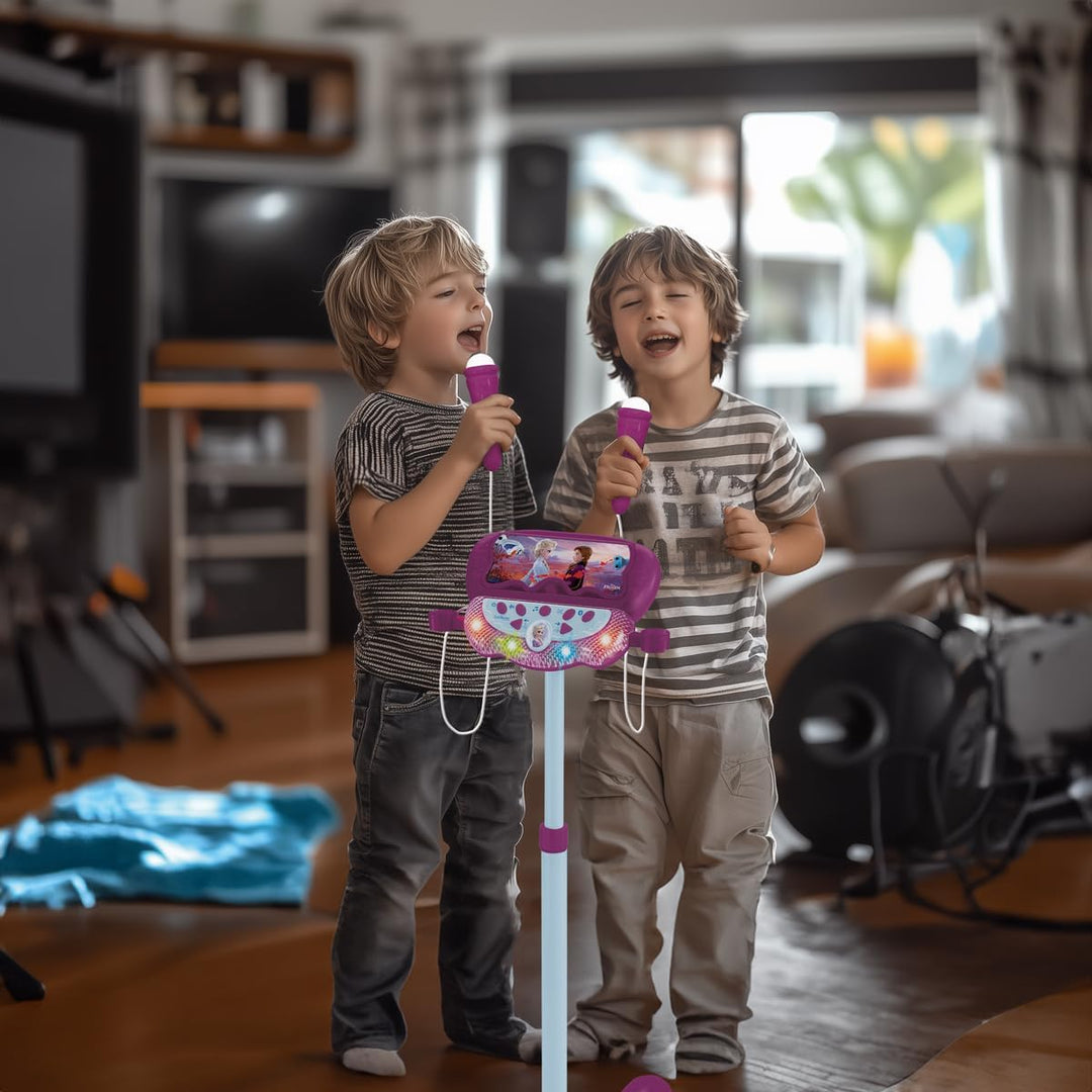 LEXIBOOK S160FZ Disney Frozen Eiskönigin, Standlichtlautsprecher für Kinder, musikalisches Spiel, ve