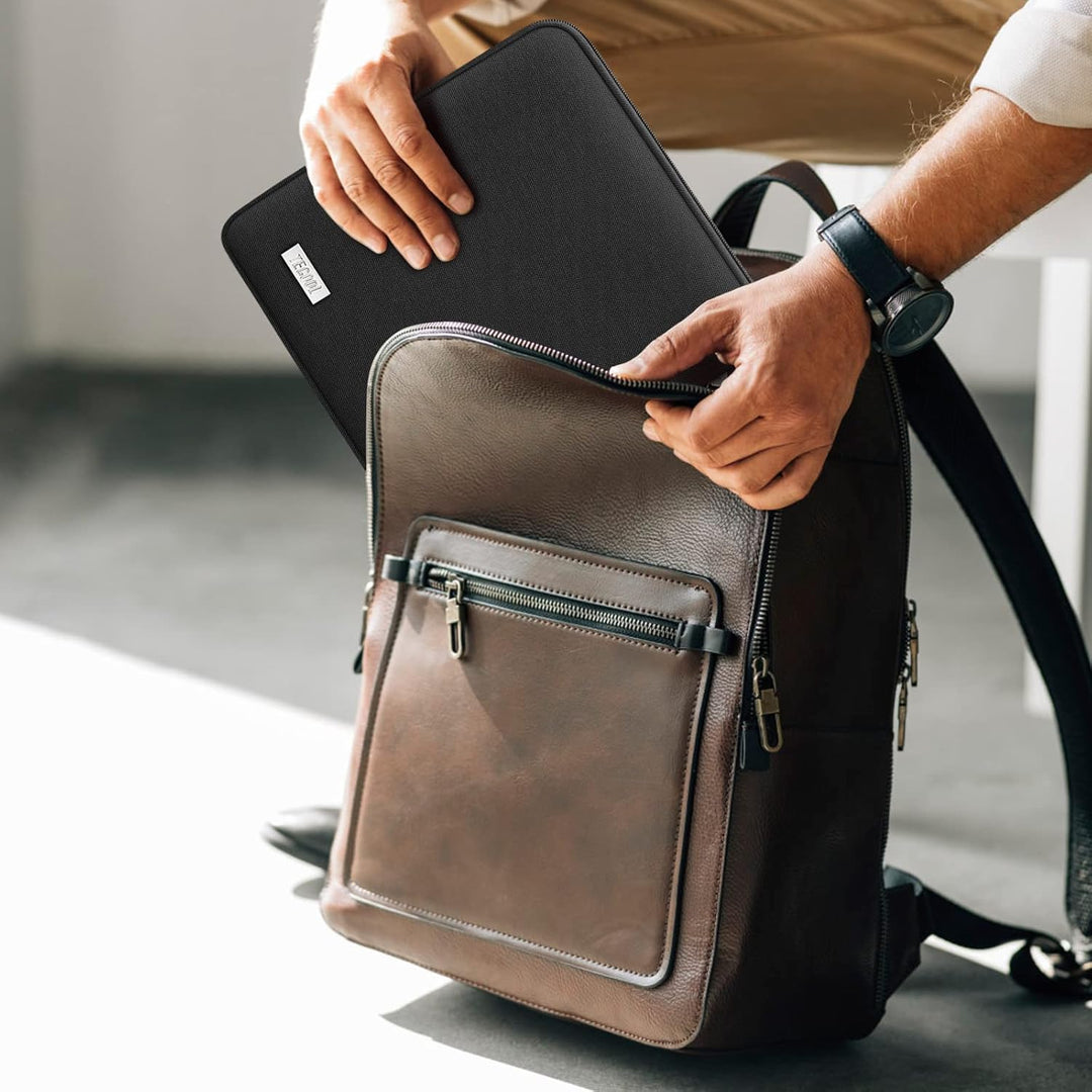 TECOOL 14 Zoll Laptoptasche LaptopHülle für 14” Lenovo Thinkpad ideapad HP Elitebook Acer Dell Chrom
