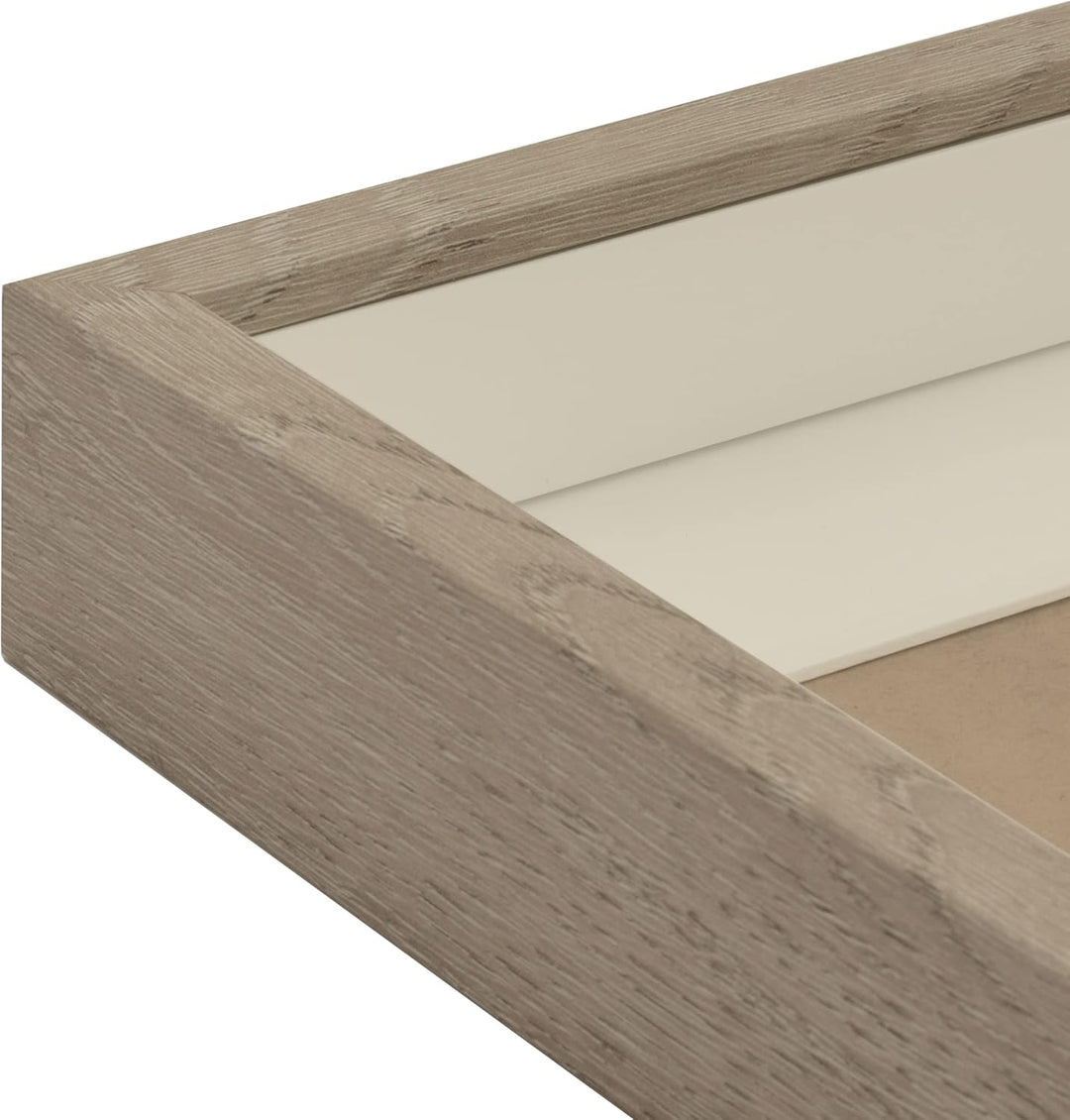 BD ART 50x50 cm gross Box 3D Objektrahmen Bilderrahmen mit Passepartout 40x40 cm. Quadratische zum b