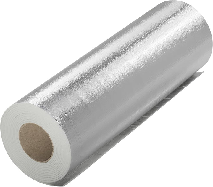 Selbstklebende Heizkörper Reflexionsfolie 5m x 0,48m x 3mm | Wandisolierung Reflexionsplatte Reflekt