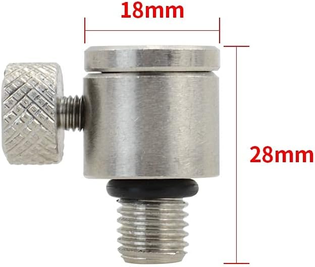 Hirisi Tackle 4 x Karpfenangeln Schnellwechsel Verbinder für Rod Pod Edelstahl
