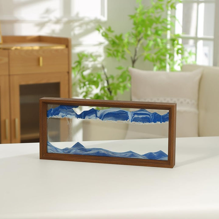 AzureLeap Sandbilder zum Drehen 3D Sandscape die Sandkunst in Tiefsee Fliessende Sandmalerei Sandbil