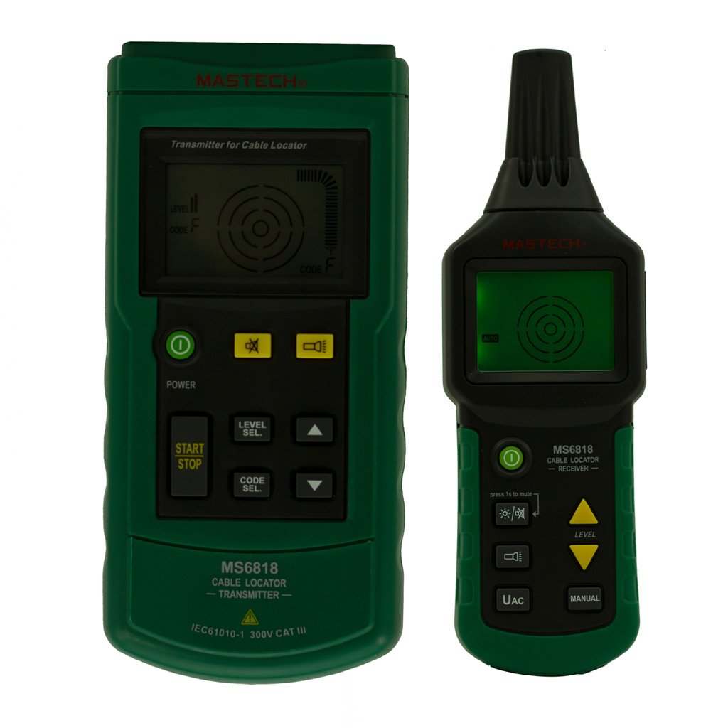 Mastech MS6818 Tragbare Profi Digital Leitungssuchgerät Kabelfinder Detektor