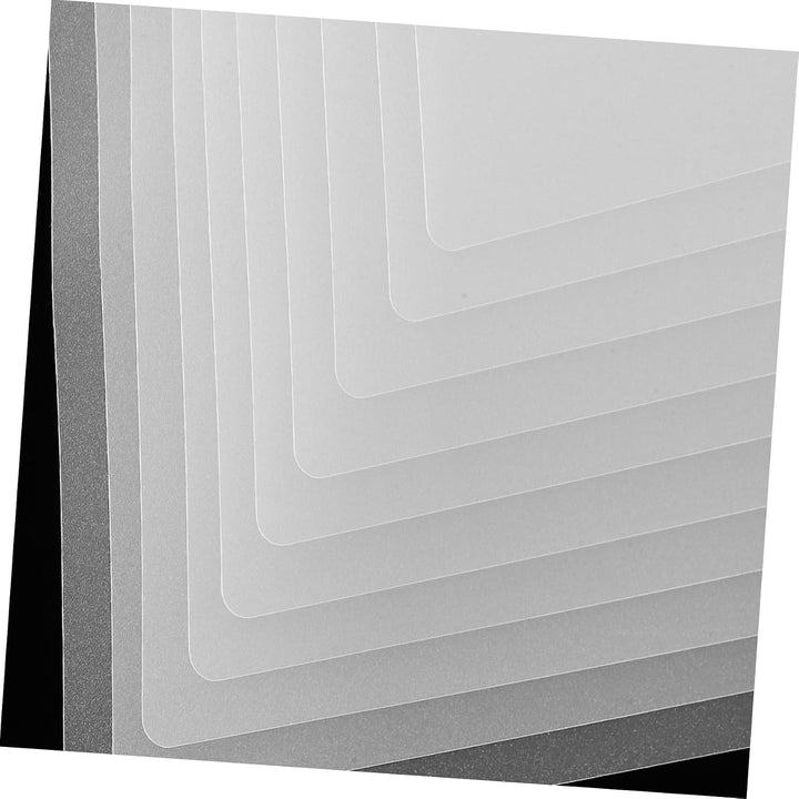 OUNONA Kunststoffschablonen 10 Stück Selbstgemacht 3D-zeichenmatte Transparent 20x18cm Kompatibel mi