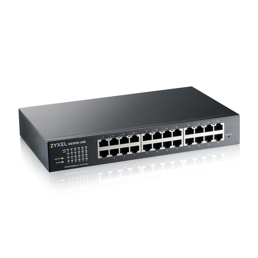Zyxel 24-Port Gigabit Cloud-Based Switch | 24-Port GbE Smart hybrid Mode Switch | Standalone or Nebu