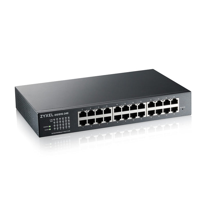 Zyxel 24-Port Gigabit Cloud-Based Switch | 24-Port GbE Smart hybrid Mode Switch | Standalone or Nebu