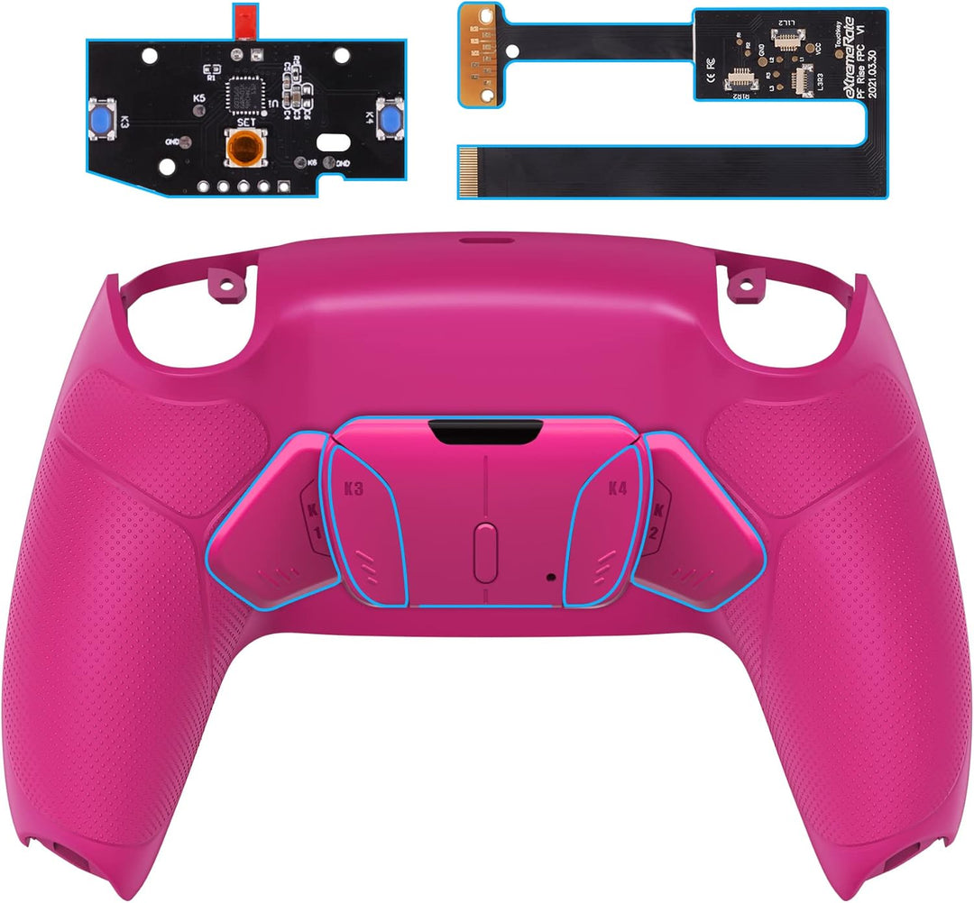 eXtremeRate Programmierbar RISE4 Remap Kit für ps5 Controller BDM-010/020,Remap Board&Rückplate Gehä