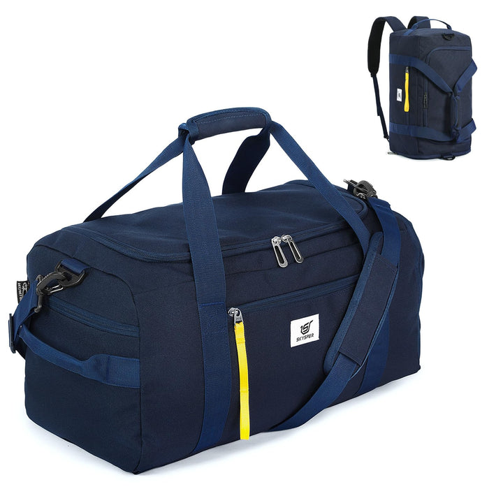SKYSPER Sporttasche Herren 40l, Sporttasche mit Rucksackfunktion Reisetasche Gym Tasche mit Schuhfac