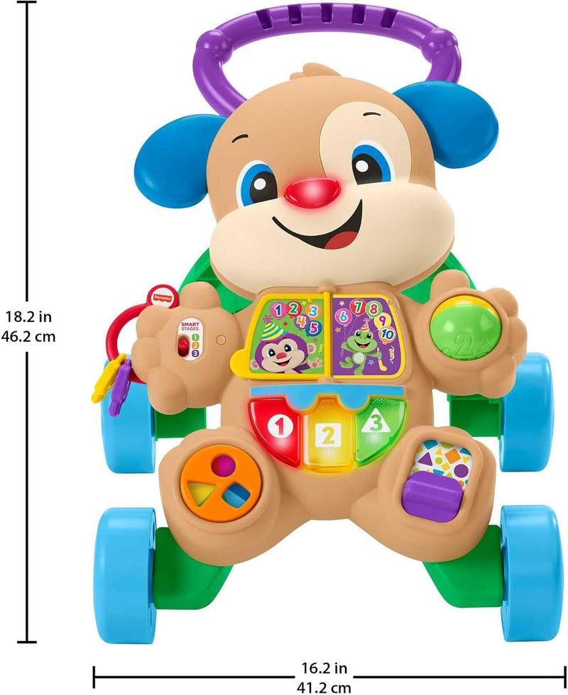 Fisher-Price Lachen und Lernen Lauflernhilfe für erste Schritte, Lauflernhilfe mit Lichtern und Gerä