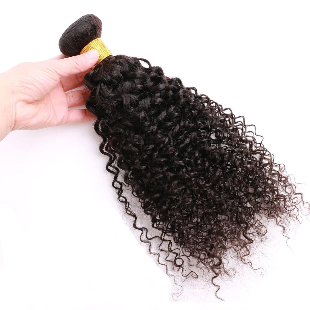 Huarisi 1 Bundles of Curly Brazilian Hair 18” Grade 9a Unprocessed Kinky Curly Human Hair Bundles Re