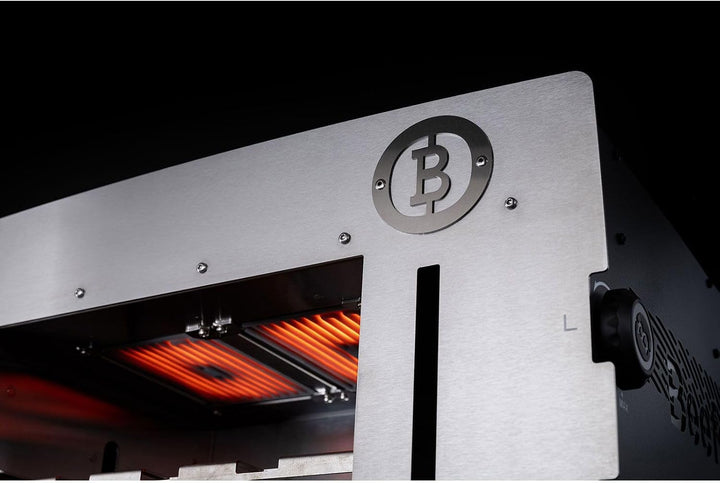 Beefer E-Beefer XL 800°C Oberhitzegrill Elektrogrill Edelstahl mit Thermobecher &amp; Thermobehälter im