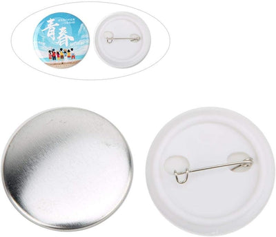 Fydun 100 Sätze 37mm Abzeichen Pin Button Teile Abzeichen Clear Acryl Badge Maker Making Supplies DI