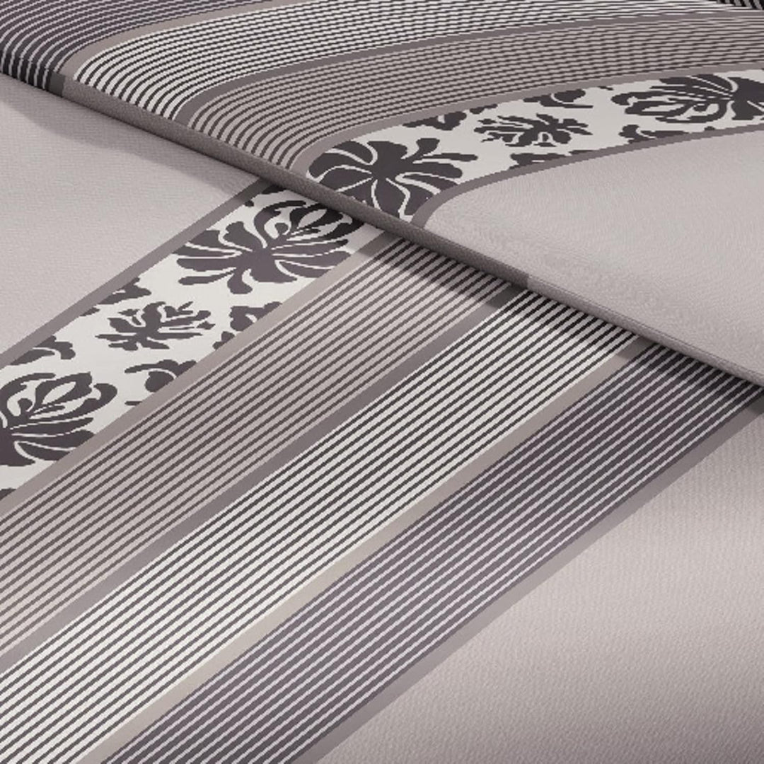 Joop! Bettwäsche Ornament Stripe 4022 Graphit - 77 80x80 cm - 155x220 cm 155x220 cm + 80x80 cm Graph
