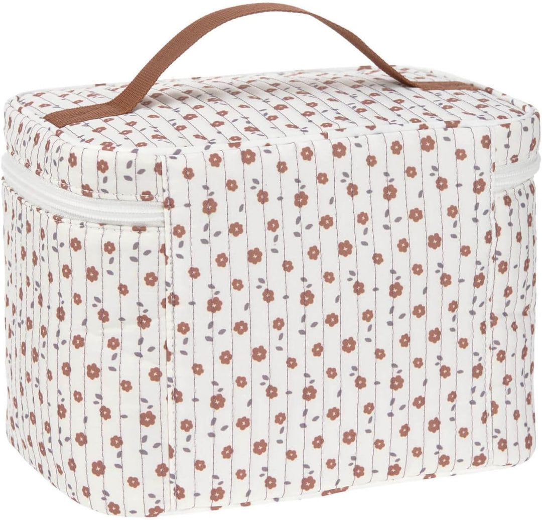 LÄSSIG Baby Wickeltisch Organizer Windel-Organizer to Go/Casual Nursery Caddy To Go Weiss, Weiss