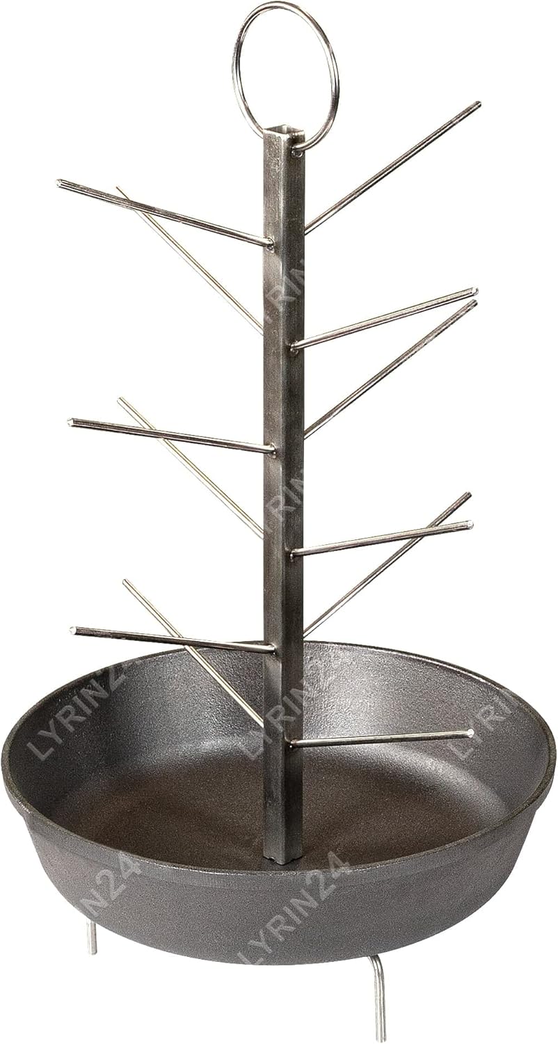 Tandoori zubehör Tannenspiess + Gusseisen Grill Tandir von Grandt Tandyr