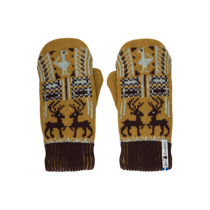 ÖJBRO VANTFABRIK Fäustlinge 4 Lagen 100% Merinowolle versch. Modelle, Grösse S-L (6-11) Handschuhe S