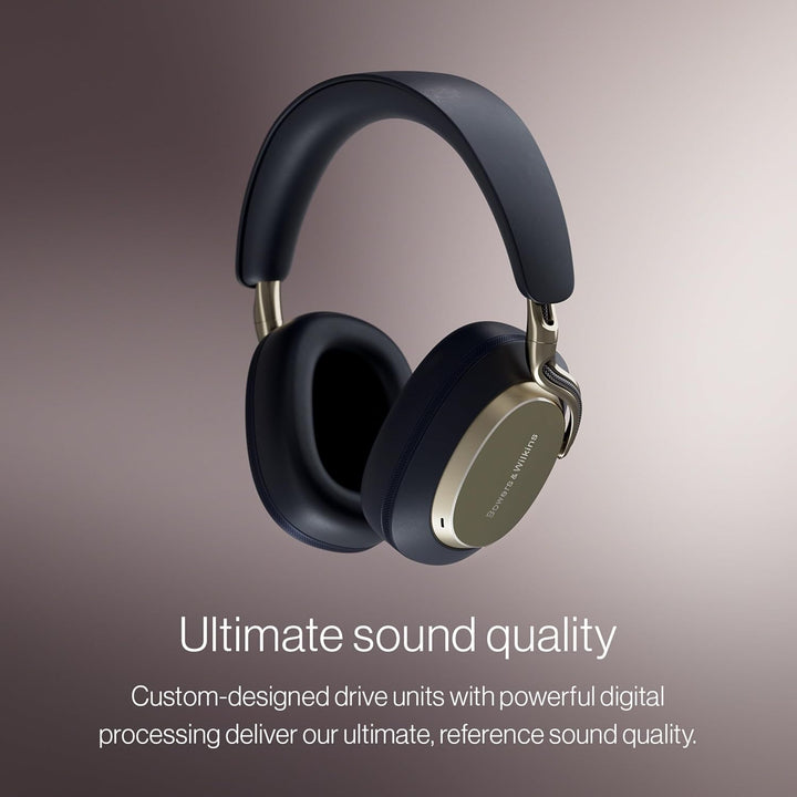 Bowers & Wilkins Px8 S2 Kabellose Noise-Cancelling Kopfhörer mit Bluetooth, Schnellladefunktion, 30