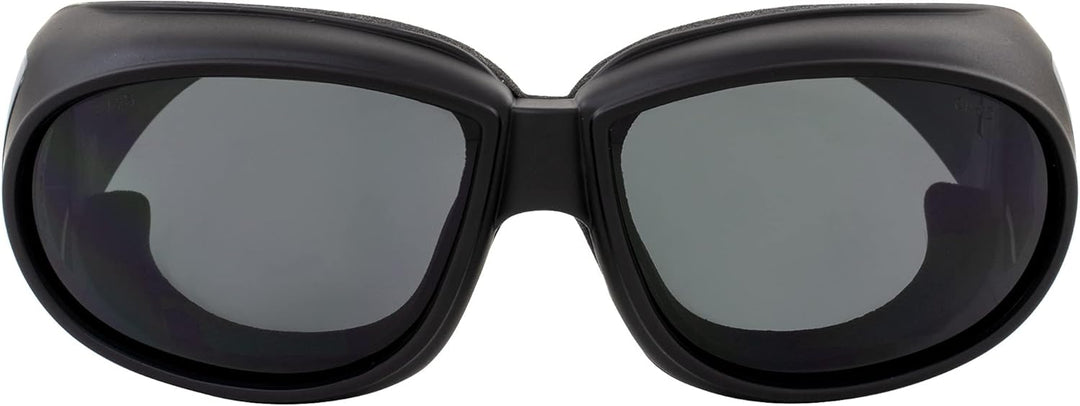 Global Vision austatter Motorrad Brille Black Frame/Smoke Lens, Black Frame/Smoke Lens