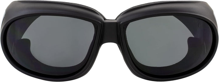 Global Vision austatter Motorrad Brille Black Frame/Smoke Lens, Black Frame/Smoke Lens