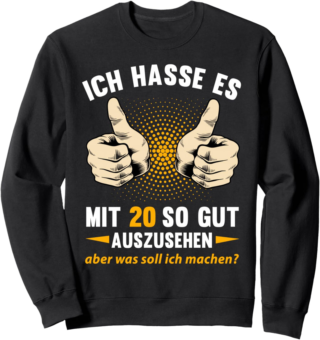 20. Geburtstag Mann Frau 20 Jahre 2004 Deko Lustig Geschenk Sweatshirt