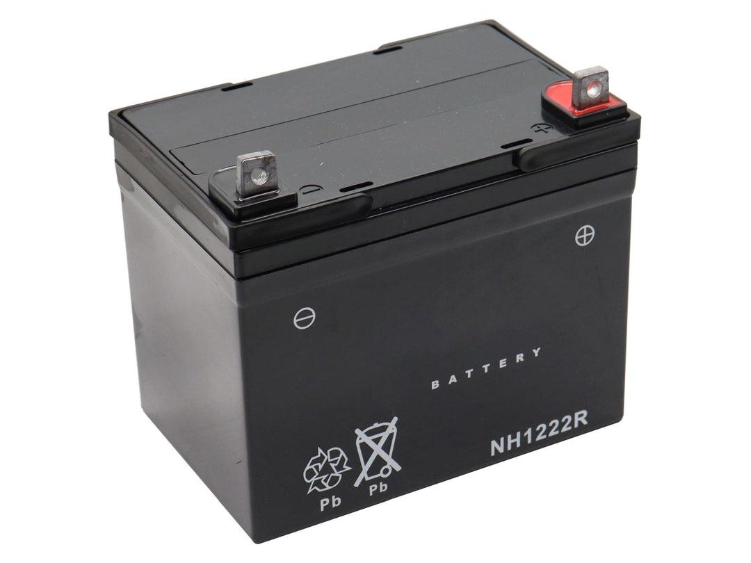 SECURA Batterie 12V 22Ah (+ Pol Rechts) kompatibel mit AGS AJ102 Rasentraktor