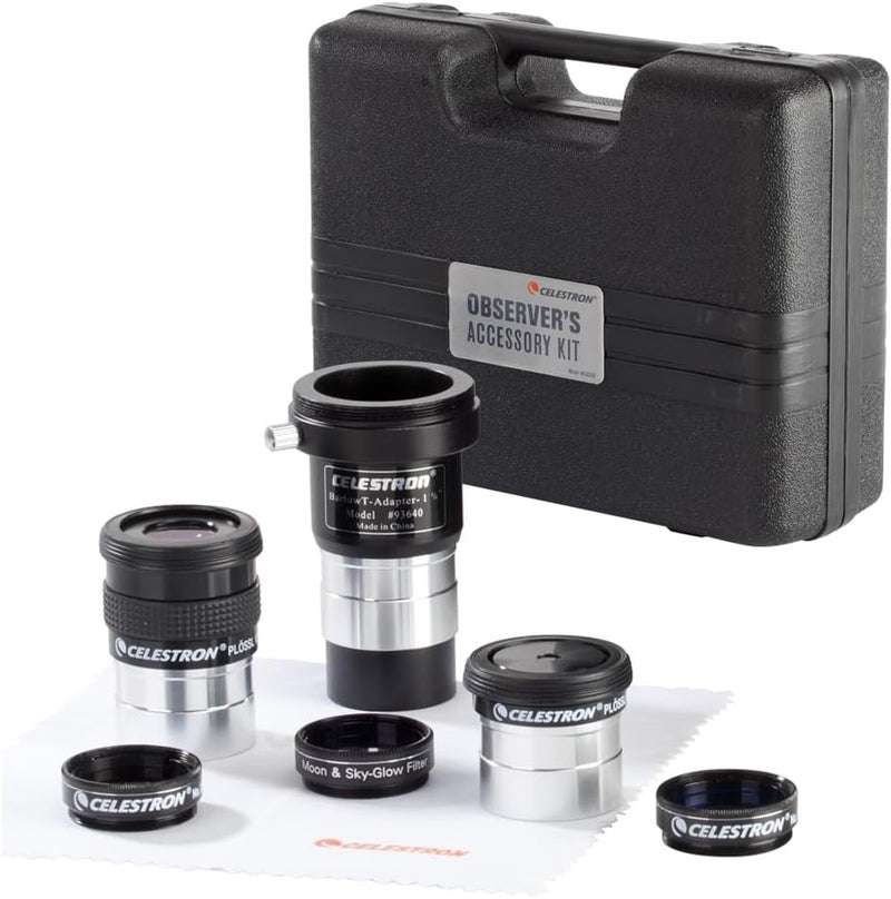 Celestron 94308 Observers Zubehör-Set, Schwarz Kit, Kit