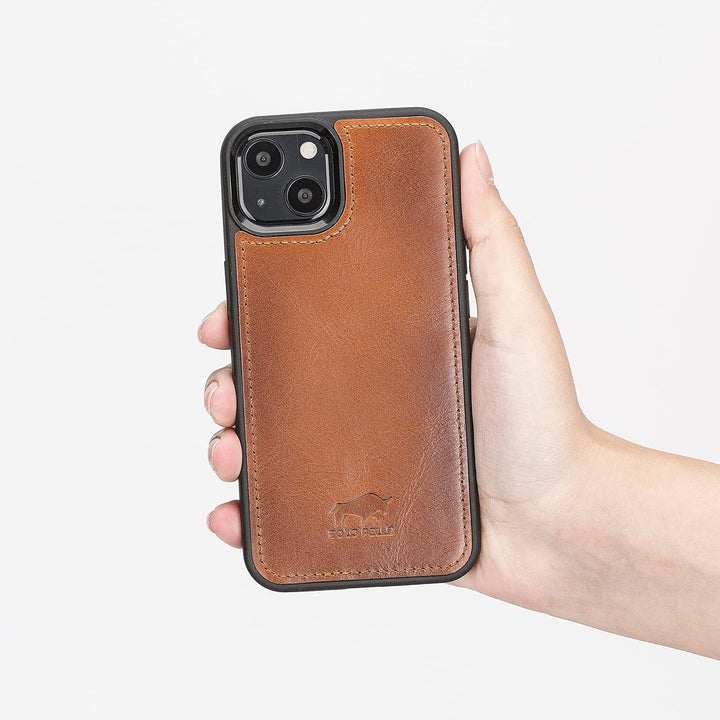 Solo Pelle Lederhülle für das iPhone 13 in 6.1 Zoll Stanford Case Leder Hülle Ledertasche Backcover