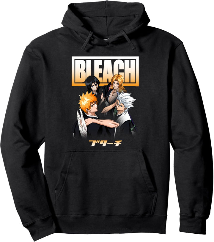 Bleach Besetzung und Logo Pullover Hoodie
