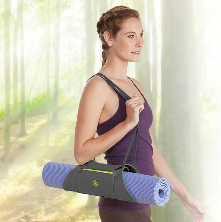 Gaiam Tragetasche für Yogamatten für unterwegs Citron Storm, Citron Storm