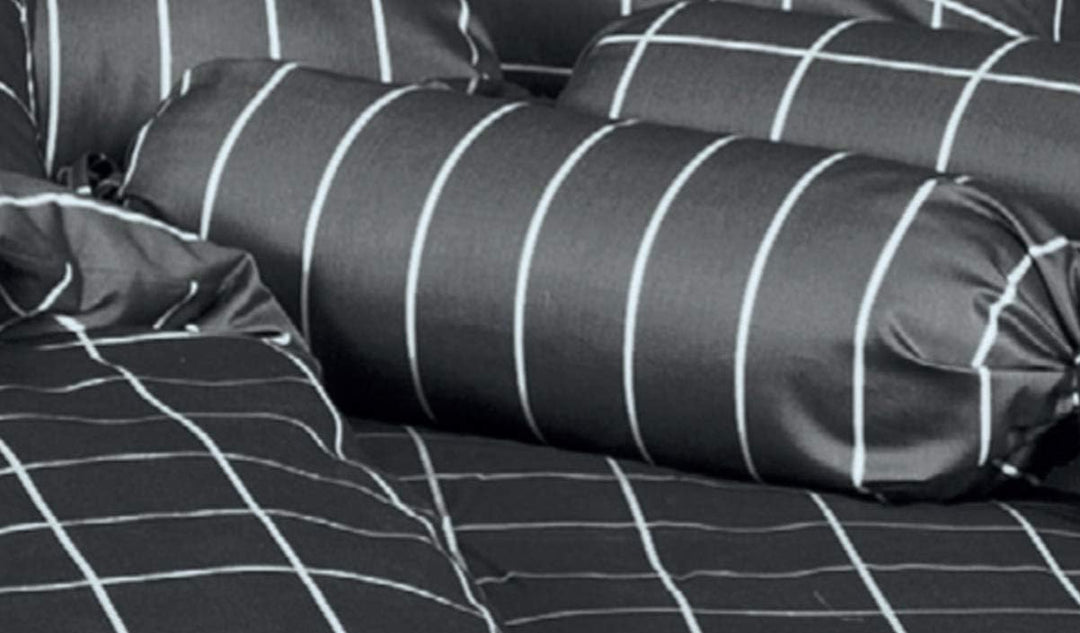 Janine Mako Satin Bettwäsche modernclassic 135 x 200 cm anthrazit Fb. 48 135 cm x 200 cm Anthrazit,