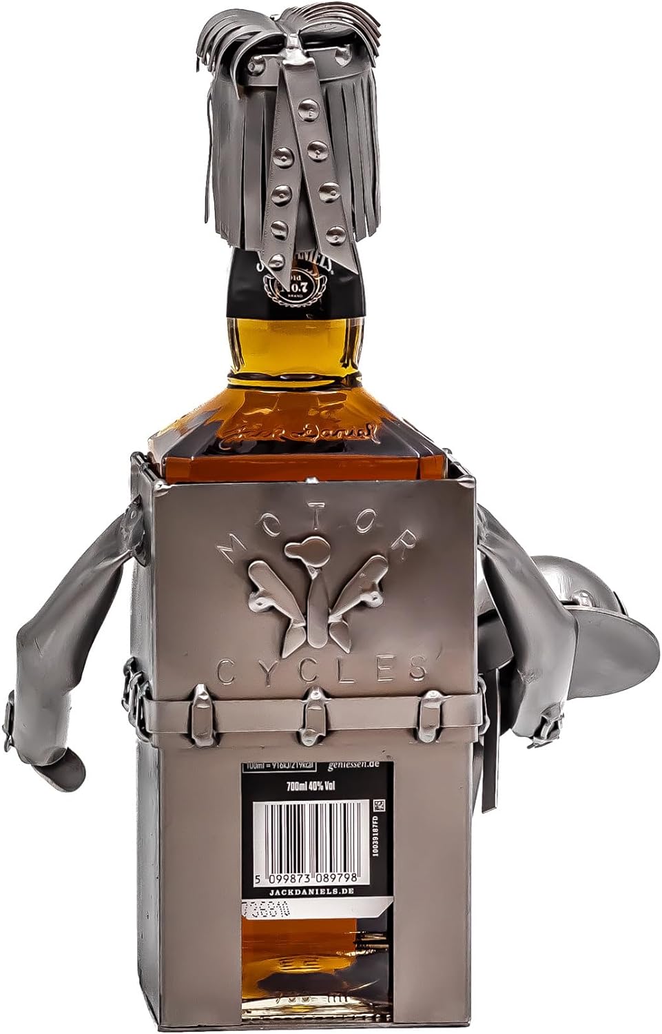 STEEMO Flaschenhalter Whisky-Biker für Jack Daniels