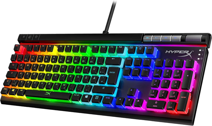 HyperX Alloy Elite 2 – Mechanische Gaming-Tastatur, Software-gesteuerte Beleuchtung und Makroanpassu