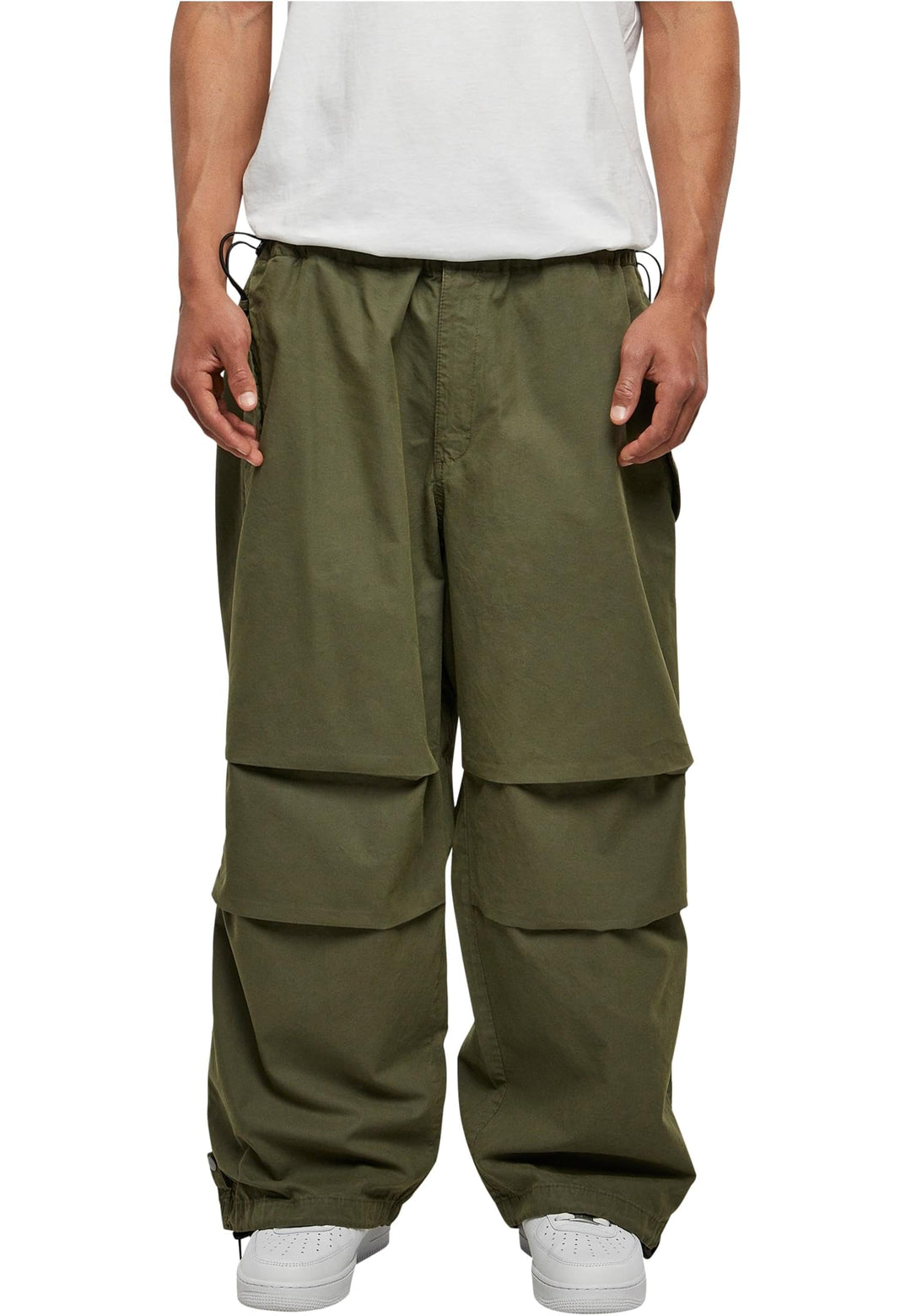 Urban Classics Herren Wide Cargo Pants Hose 5XL Olive, 5XL Olive