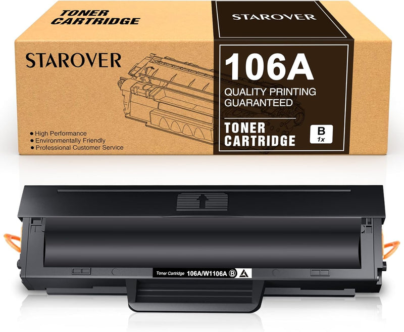 STAROVER 106A W1106A Toner Kompatibel für HP 106A Toner für HP 107w Toner Laser 107a 107r für HP 135