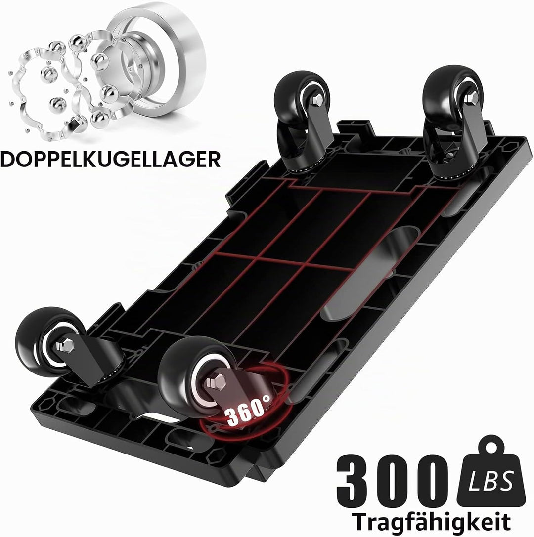 SOLEJAZZ Transportroller Set, 800kg Tragkraft, MöBeltransportwagen Koppelbar, Umzugshelfer MöBeltran