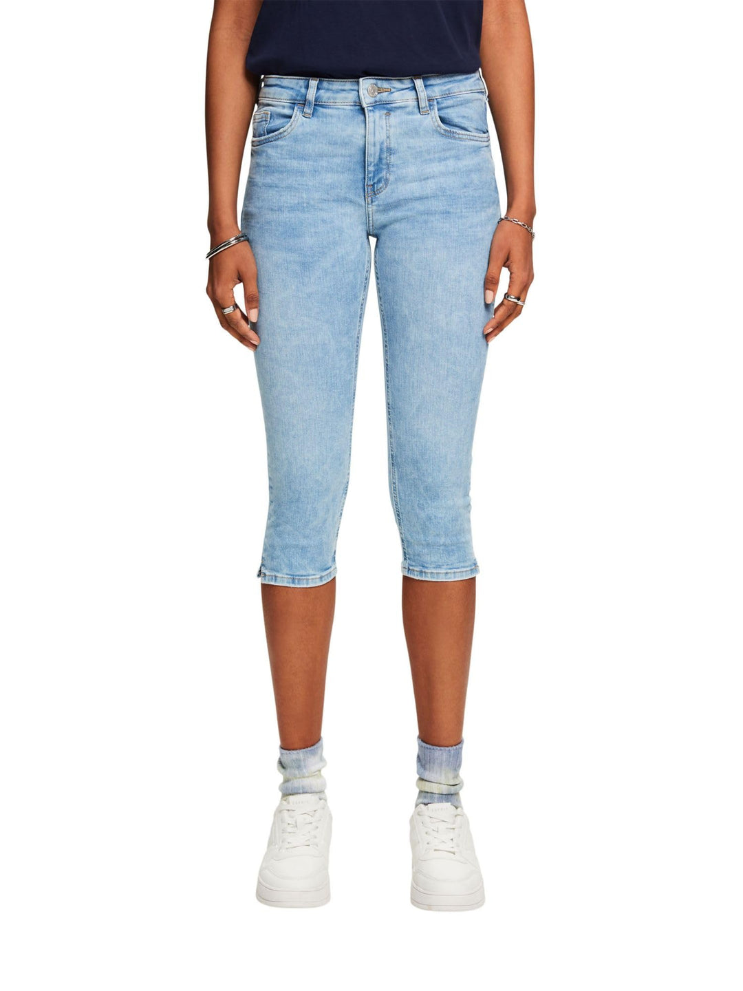 ESPRIT Damen Jeans 26 903/Blue Light Wash, 26 903/Blue Light Wash