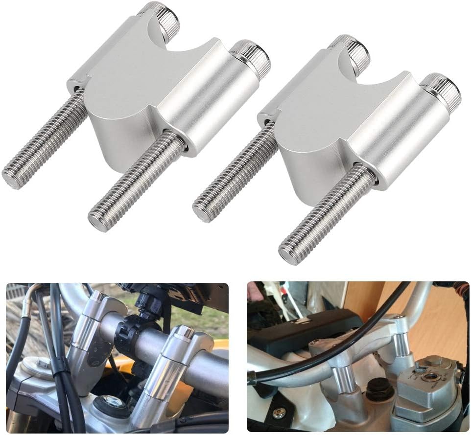 Universal Handbar Riser, Raised Handbar Riser Motorrad Handbar Riser Aluminiumlegierung Handbar Rise