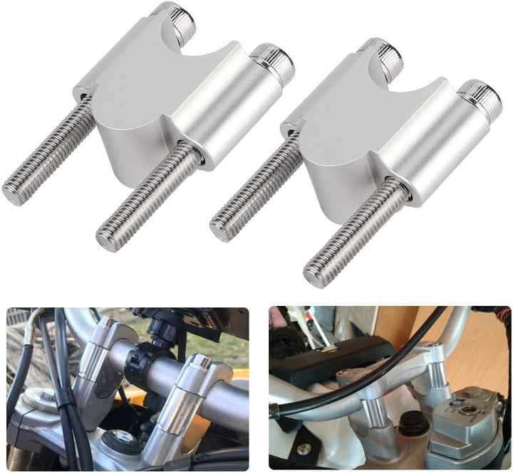 Universal Handbar Riser, Raised Handbar Riser Motorrad Handbar Riser Aluminiumlegierung Handbar Rise