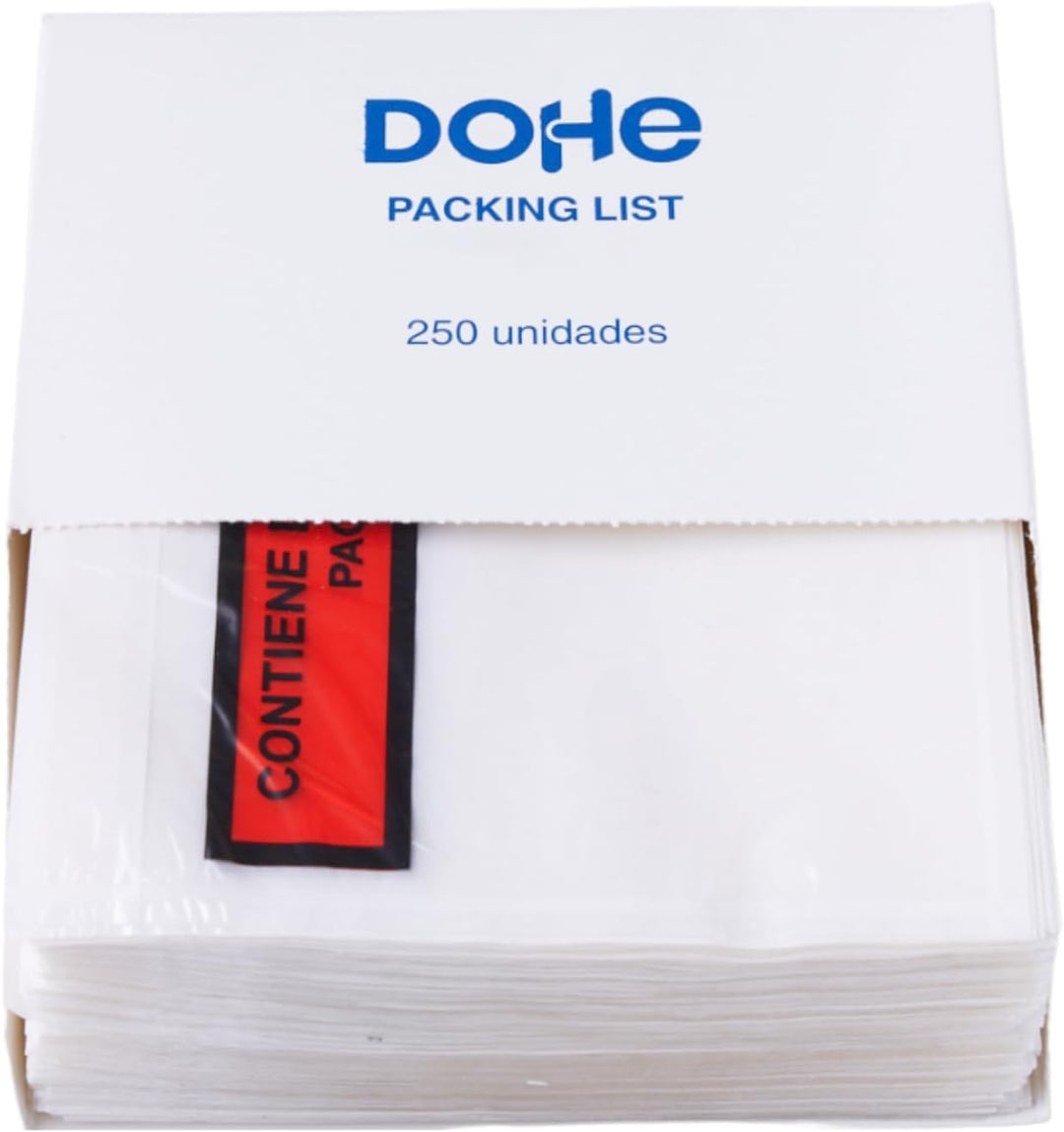 PKA Packing List – Briefumschläge, 180 x 140 mm, 250 Stück 180 x 140 mm Umschläge, 180 x 140 mm Umsc